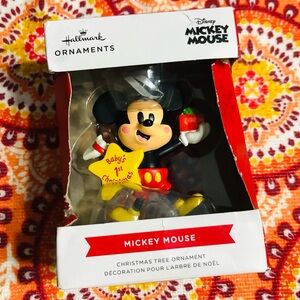Disney Mickey Mouse Baby’s 1st Christmas Christmas tree decoration.2.92” tall